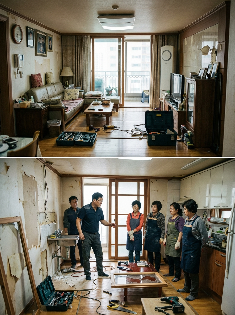 기술이 없어도 괜찮다 – 50대 집수리 입문 가이드